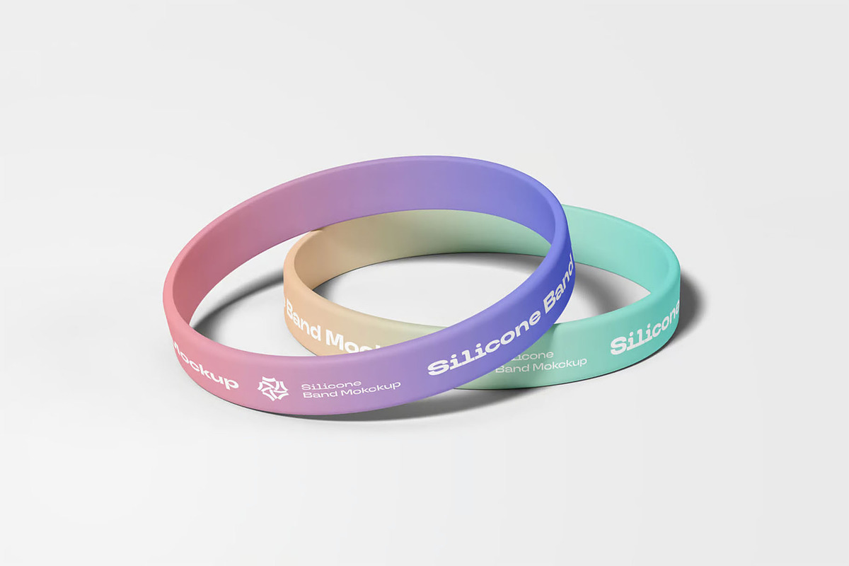 Silicone Band Mockup, an Advertising Mockup by Se٧enStudio (Photo 4 of 13)