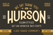 HURSON SANS - Clean Version, a Sans Serif Font by Garisman Std (Thumbnail 7 of 7)