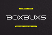 Boxbuxs Font, a Serif Font by brahamb_design (Thumbnail 1 of 5)