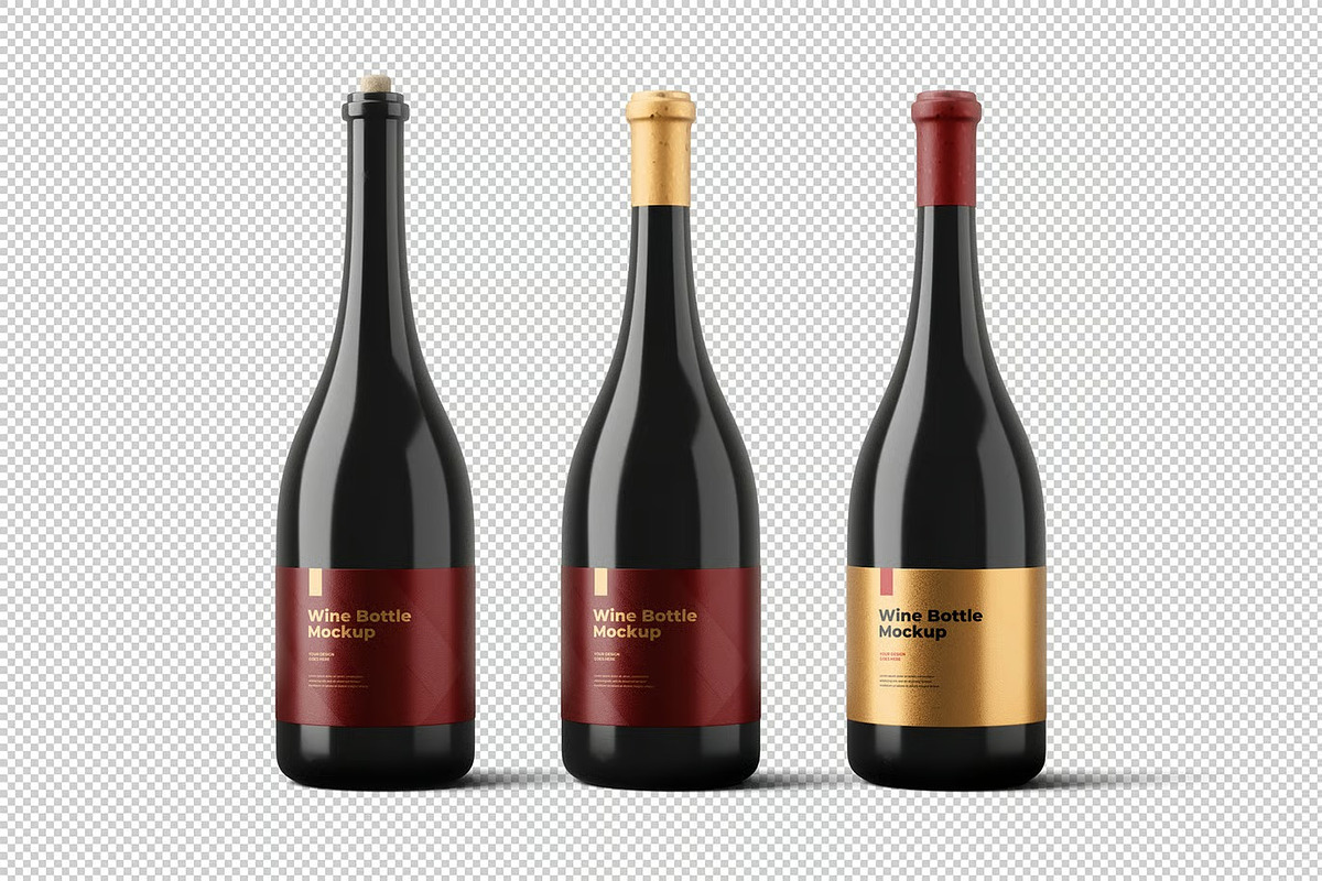 Wine Bottle Mockup, a Product Mockup by zpackcreative (Photo 4 of 4)