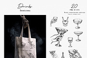 Halloween Party. Sketch Collection, a Seasonal Illustration by Polli Deeva (Thumbnail 3 of 13)