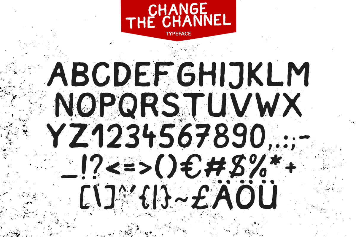 Change the Channel - Handmade Font, a Sans Serif Font by Studio FabianFischer (Photo 2 of 5)