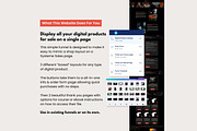 Systeme.io Dark Red List Shop Layout, a Landing Page Template by Hayley's Digital Hub (Thumbnail 2 of 10)
