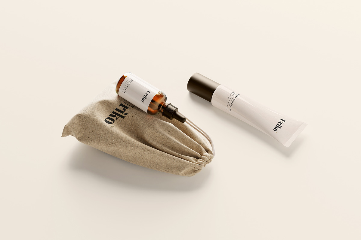 Uriko - Cosmetic Branding Kit, a Packaging Mockup by pmvch (Photo 26 of 26)