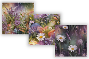 Whimsical Fairy Garden Pattern, a Pattern Graphic by FloridPrintables (Thumbnail 3 of 7)