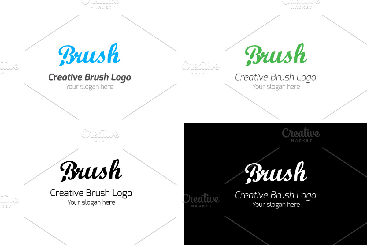 Creative Brush Logo, a Branding & Logo Template by BdThemes (Photo 4 of 4)