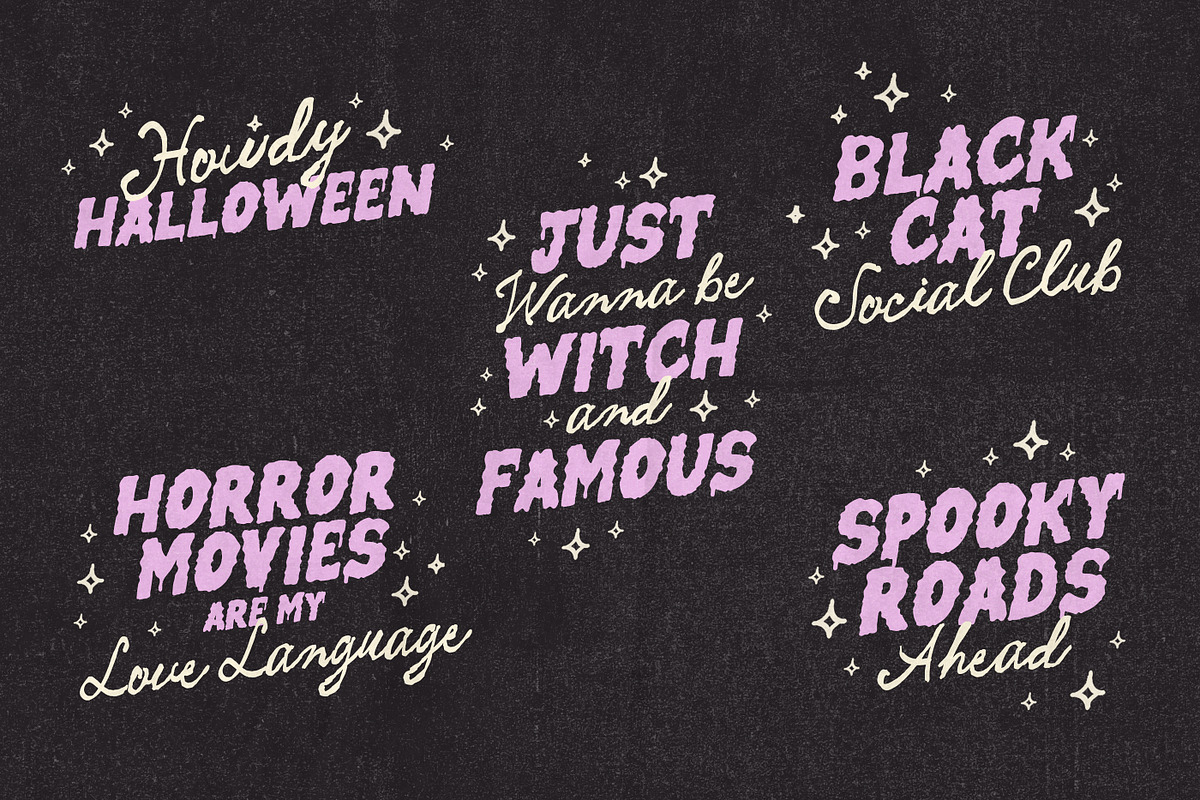 Monsta Mash Font Duo, a Handwritten Font by Nicky Laatz (Photo 6 of 16)
