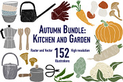 Autumn Bundle: Kitchen and Garden, a Food Illustration by Mii Lab (Thumbnail 1 of 28)