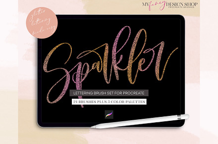Procreate Sparkler Glitter Brushes