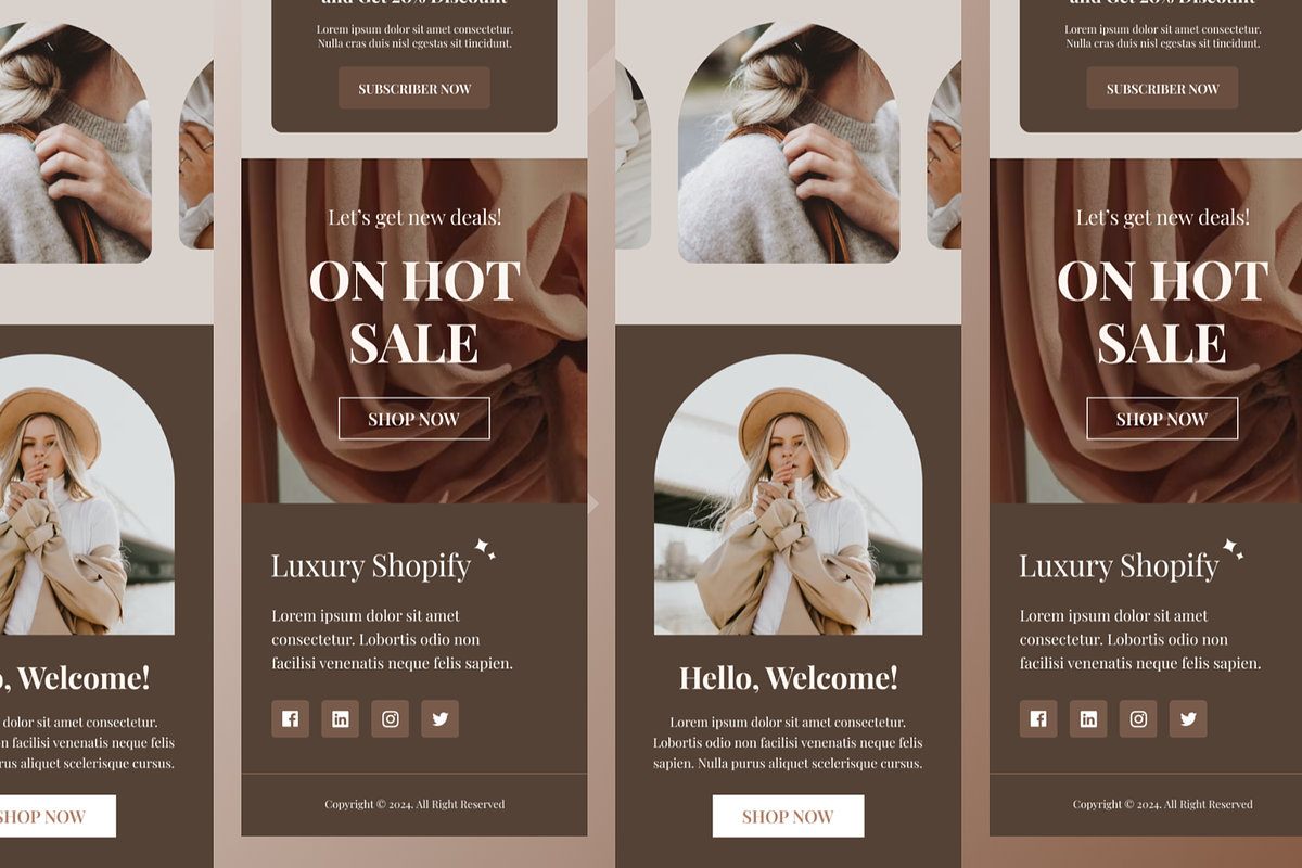 Fashion Promo Email Newsletter, a Templates & Theme by SquidPixey (Photo 5 of 6)