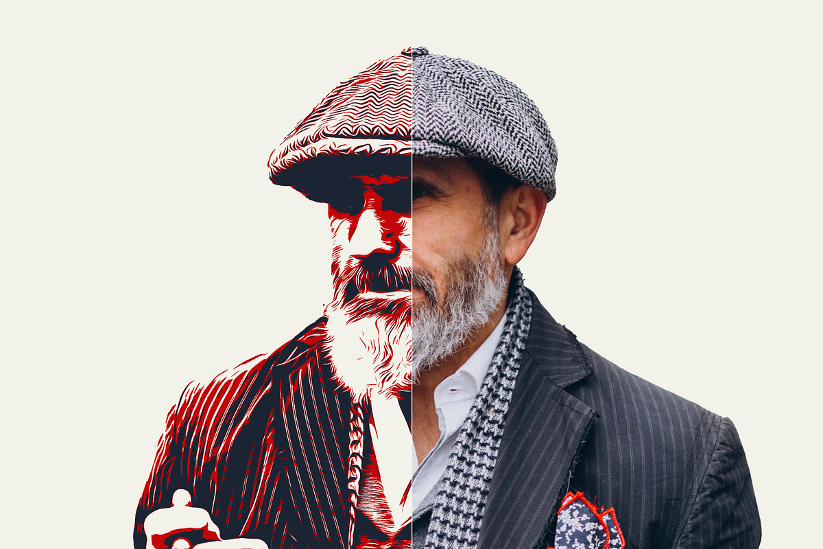 Vector Illustration Photo Effect, a Brushes & More by INTENTFX (Photo 22 of 31)