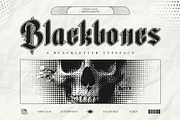 Blackbones – Blackletter Typeface, a Blackletter Font by Krismagraph (Thumbnail 1 of 10)