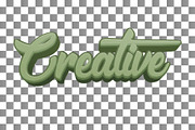 Creative PSD 3D Editable Text Effect, a Layer Style Add-On by TrueVector (Thumbnail 2 of 2)