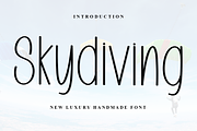 Skydiving, a Sans Serif Font by FreshTypeINK (Thumbnail 1 of 8)