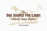 The Dog Shapes For Logos Pack, a Shape Add-On by LovePowerDesigns (Thumbnail 1 of 6)