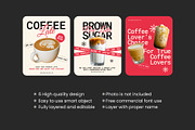 Coffee Late Instagram Template, a Social Media Template by adoestudio (Thumbnail 3 of 4)