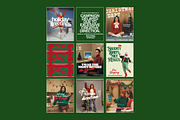 XMAS STUDIO Canva Template, a Social Media Template by BYOTstudios (Thumbnail 1 of 12)