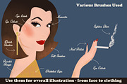 Beauty Brushes for Procreate, a Brush Add-On by Biso Studio (Thumbnail 3 of 5)