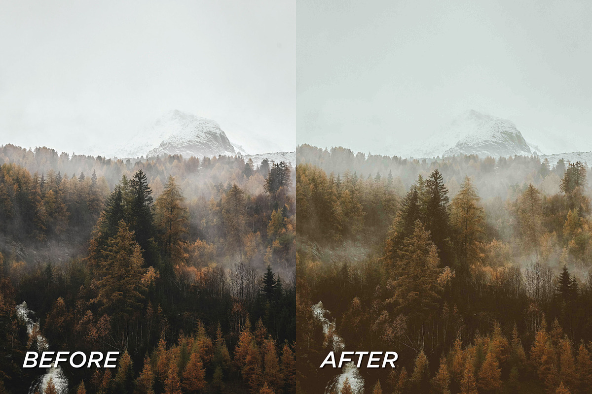 25 Fall Film Lightroom Presets, a Preset Add-On by TheWayfarerShoppe (Photo 4 of 7)