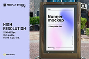 Banner Mockup Set, an Advertising Mockup by Freeman Studio (Thumbnail 5 of 10)