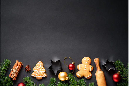 Gingerbread cookies, spices and, a Holiday Photo by Nadia-nb