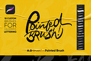 Procreate Lettering Bruhes, a Brush Add-On by n.A Studio (Thumbnail 8 of 9)