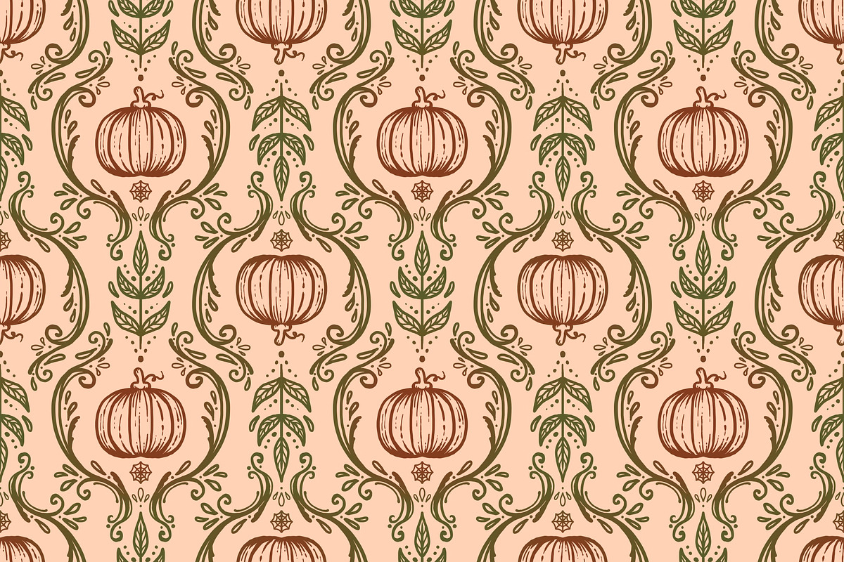 Lavish Halloween Repeat Pattern, a Pattern Graphic by Forest Lily (Photo 9 of 9)