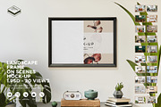 Landscape Frame on Scenes Mock-up, a Print Template by Branda Keeps (Thumbnail 1 of 30)