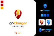 Set of Charging station logo designs, a Branding & Logo Template by Lucky Creative (Thumbnail 4 of 5)