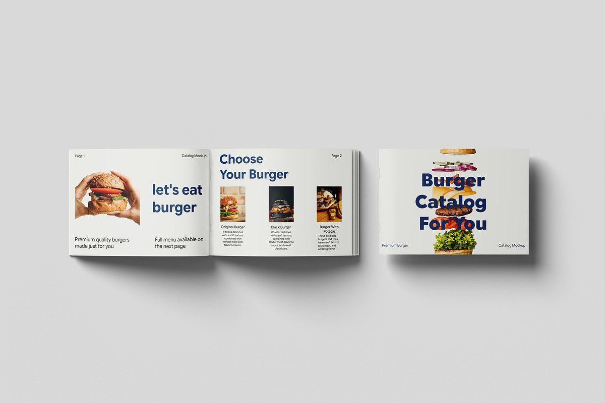 Landscape Catalog Brochure Mockup, a Books & Magazine Mockup by scribrostudio (Photo 6 of 10)