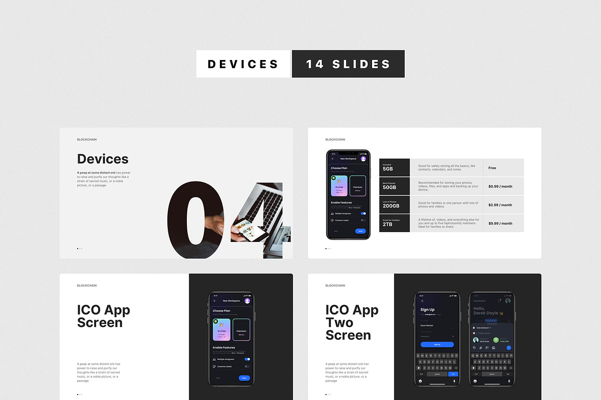 BLOCKCHAIN Powerpoint Template, a Presentation Template by TemplateZuu (Photo 8 of 13)