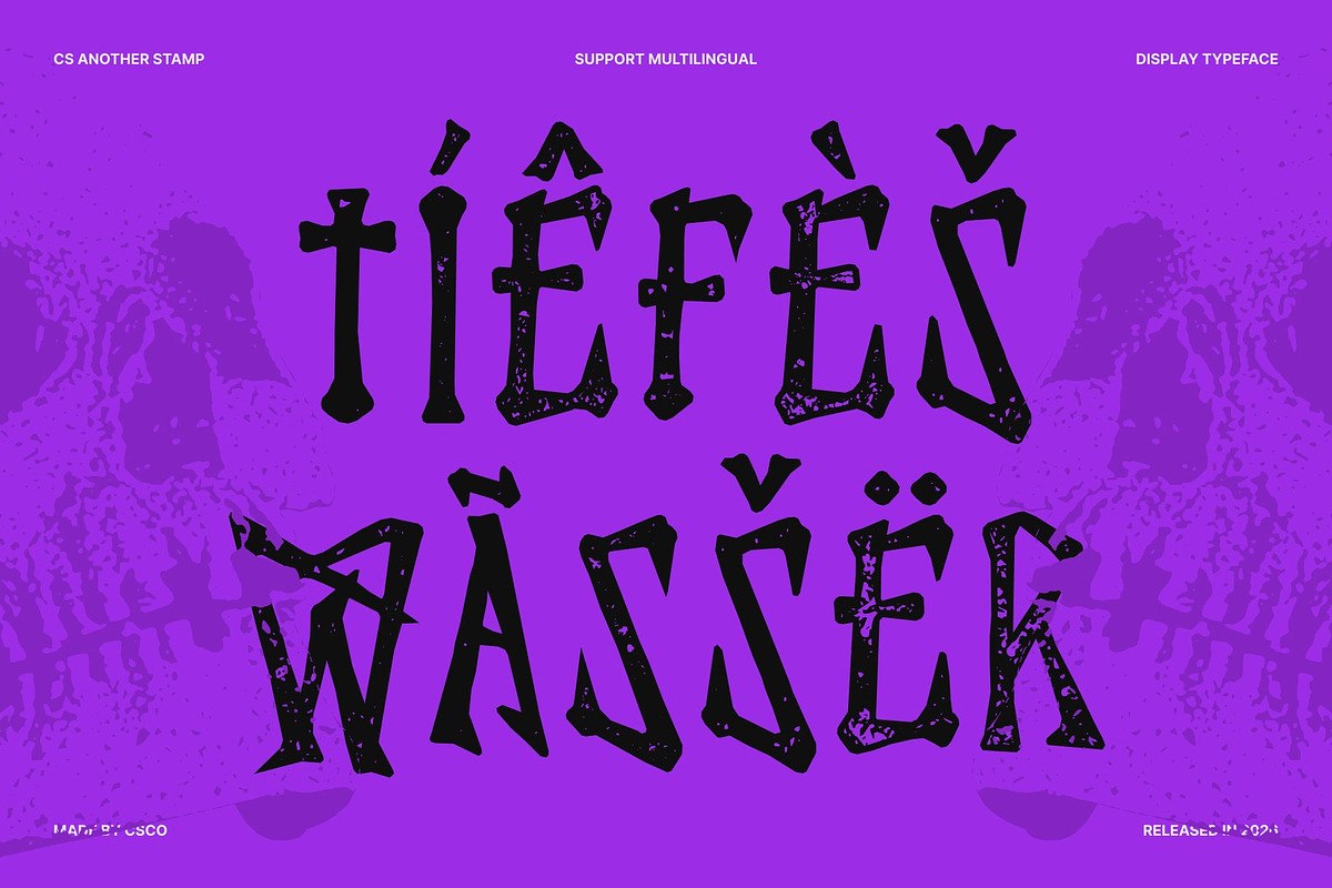 CS Another Stamp, a Serif Font by Craft Supply Co. (Photo 7 of 8)