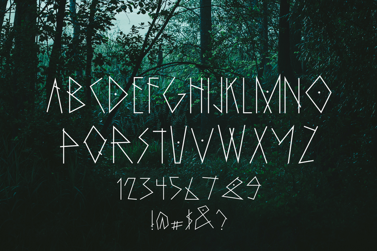 The Witches Font preview 3