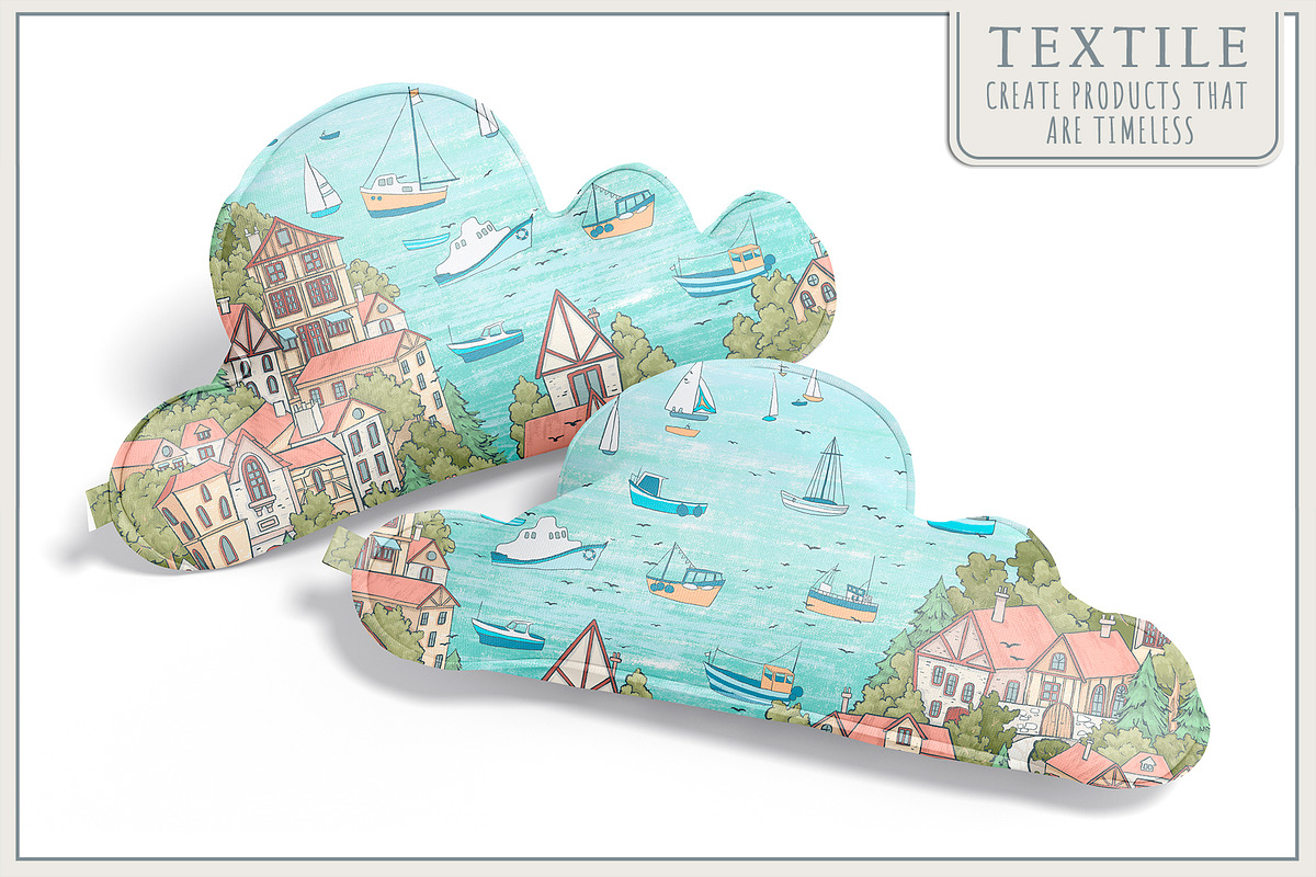 Fresco collection Sailing Town, a Wallpaper Graphic by Natalia0307 (Photo 12 of 14)