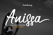 Anissa - Handwritten, a Script Font by Akifatype. (Thumbnail 1 of 6)