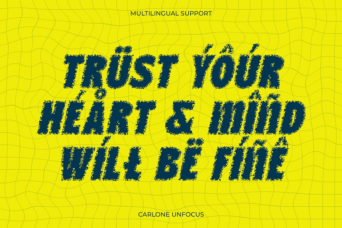 Carlone Unfocus, a Sans Serif Font by Craft Supply Co. (Photo 6 of 8)