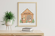 Cozy Christmas Bookstore PNG, an Illustration by Libby Wishes (Thumbnail 2 of 6)
