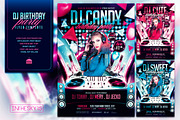 DJ Birthday Flyer Template, a Flyer Template by InTheSky15 (Thumbnail 1 of 5)