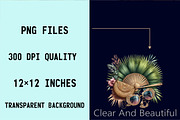 Boho Beach Sublimation Clipart Bundl, an Illustration by SVGArt (Thumbnail 3 of 8)