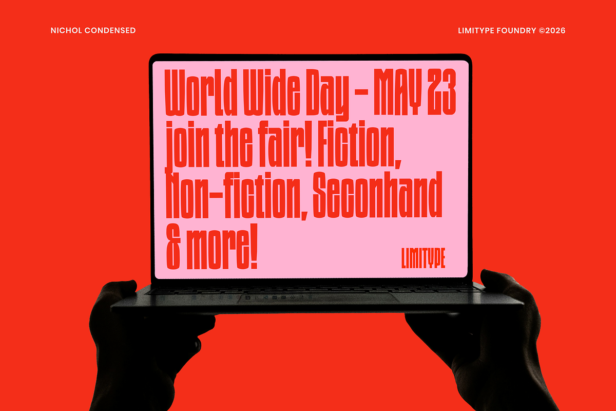 Nichol - Condensed Font, a Sans Serif Font by limitype (Photo 6 of 12)