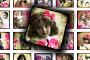 Collage Sheet - Kids and Roses, a Print Template by Kseniya-Omega (Thumbnail 1 of 3)