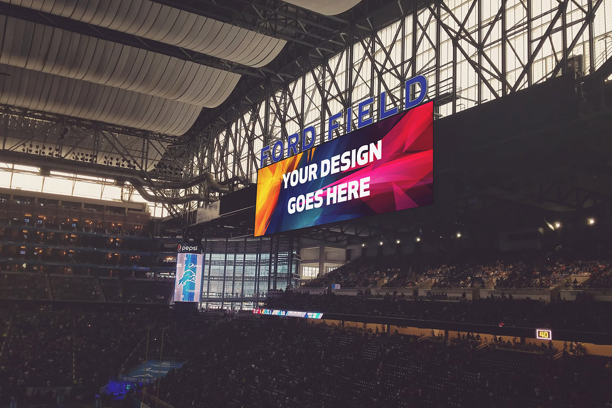 24 PSD NFL Stadium Mockup #1, a Mockup by Laura (Photo 6 of 25)