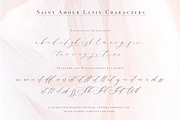 Saint Amour Script, a Script Font by Calamar Studio (Thumbnail 8 of 19)