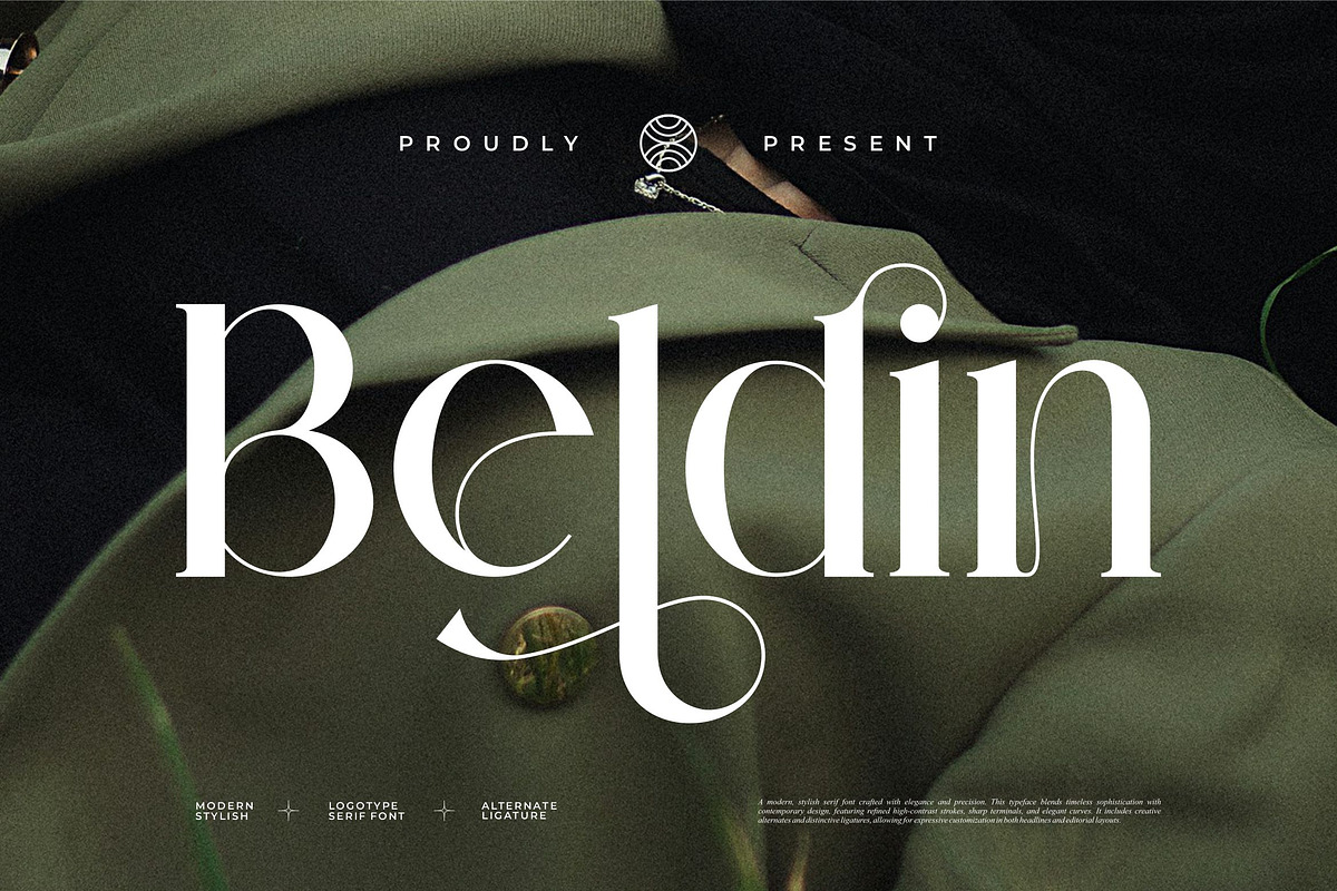 Beldin || Modern Classy Serif Font, a Serif Font by Ermedia Studio (Photo 1 of 10)
