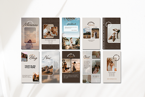 Instagram Story Templates Neutral