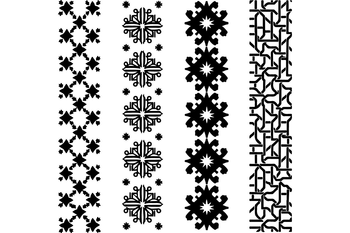 Geometric Pattern Panel Set, an Object Graphic by abu67222 (Photo 6 of 13)