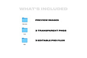 3 ANALOG FILM FRAMES PSD & PNG, a Mockup by BlancheStudio (Thumbnail 2 of 3)