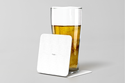Beer Coaster Mock-up, a Merchandise Mockup by BLISS DESIGN (Thumbnail 3 of 5)