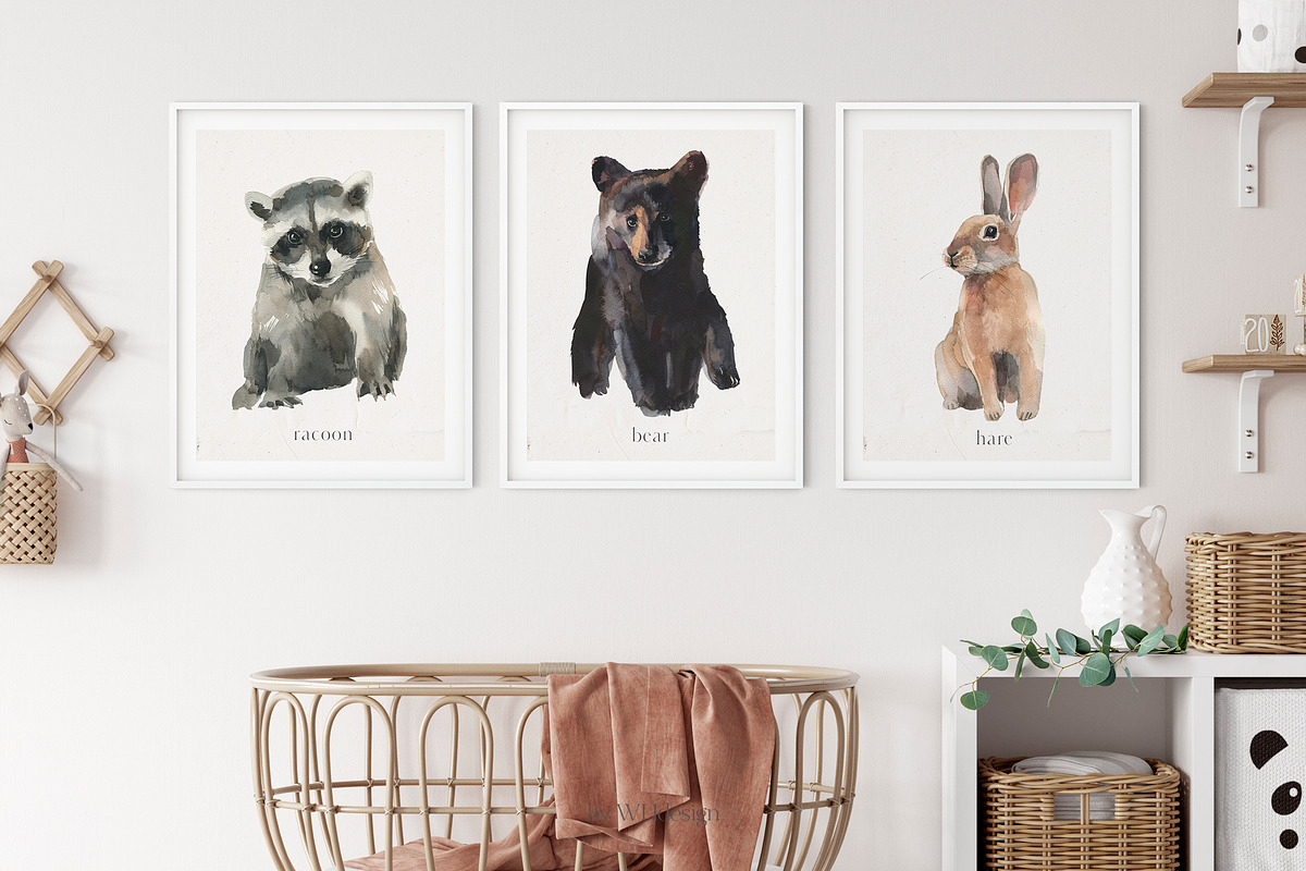 Woodland Babies Wild Animals Clipart, an Animal Illustration by whiteheartdesign (Photo 17 of 28)