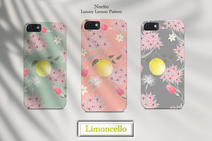 Limoncello, Luxury Lemon Pattern